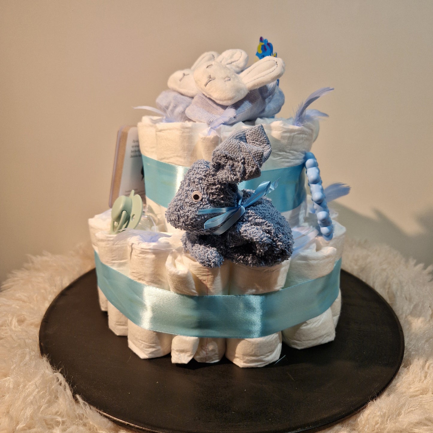 Luiertaart blauw
