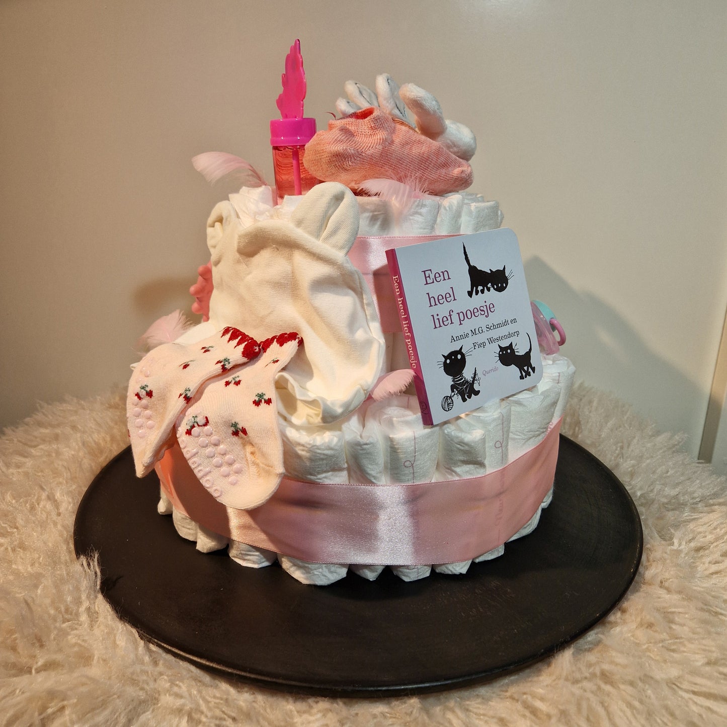 Luiertaart roze